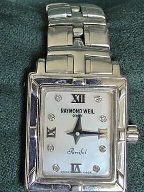 Raymond Weil Silver Tone Ladies Watch with Mother-of-Pearl Dial